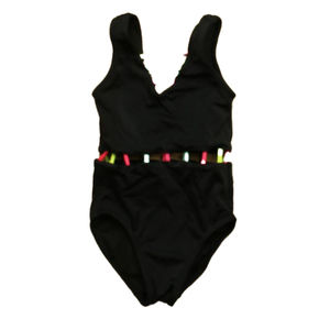 Little Peixoto Girls Black 1-piece Swimsuit size: 4T